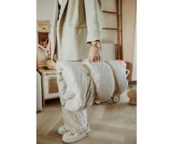 Saco Play & Go Coco Bloom Orgánico Stripes Blue