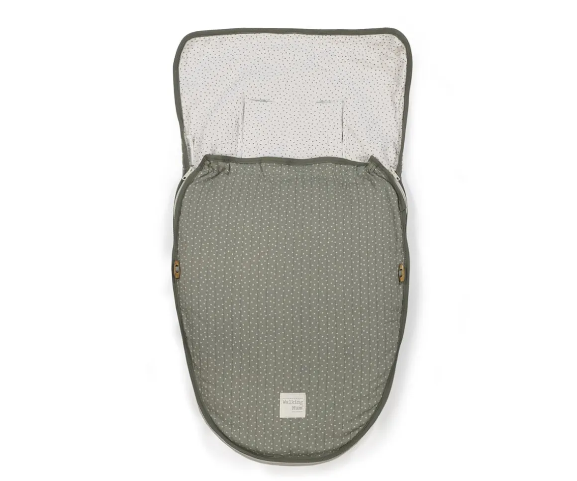 Saco Portabebé 2 en 1 Lunares Poppy Moss Verano