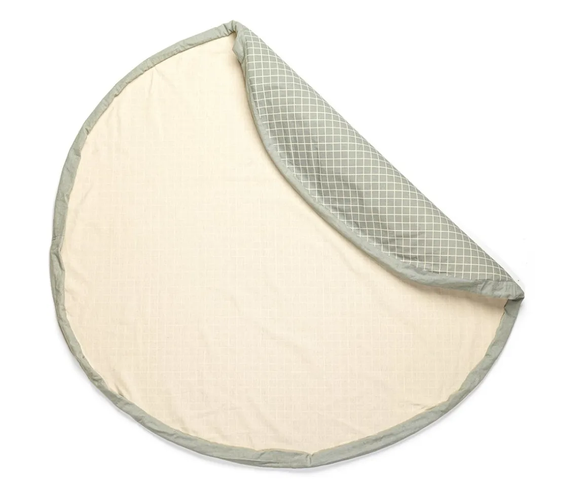 Saco Reversible Play & Go Noomad Classic Orgánico Cuadros Green