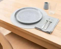 Salvamanteles Silicona Round Gris