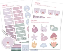 Sello Personalizado Ballet + Combinado Termo y Pegatinas Ballet