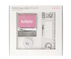 Sello Personalizado Conejito + Cinta Blanca para Ropa Oscura