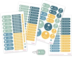 Sello Personalizado Estrellas + Combinado Termo y Pegatinas Natural Estrella