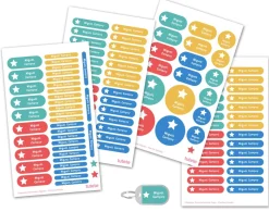 Sello Personalizado Gran Estrella + Combinado Termo y Pegatinas Parchís Estrella