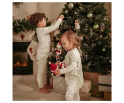 Set 4 Adornos de Navidad Rosa