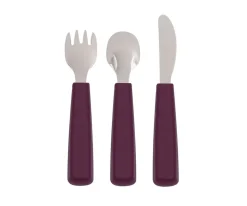 Set 3 Cubiertos Feedie Plum