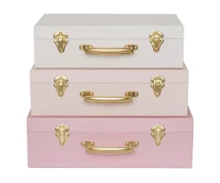 Set 3 Maletas Organizadoras Rosa
