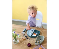 Set 3 Platos Silicona Tiny Team Dog