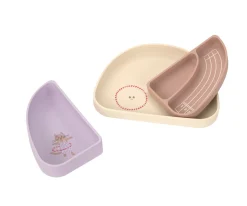 Set 3 Platos Silicona Tiny Team Cat