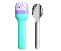 Set Cubiertos de Viaje Unicornio