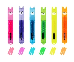 Set de 6 Mini Subrayadores Highighters Teddy Bear
