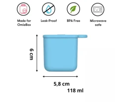 Set de Cajitas OmieDip Blue/Lime