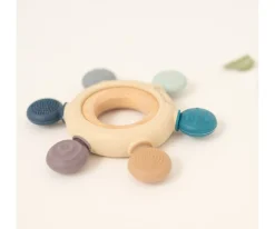 Set de Mordedores Sensoriales Silicona Blue