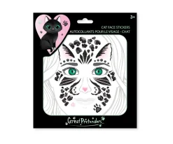 Set de Pegatinas Faciales Gato Negro