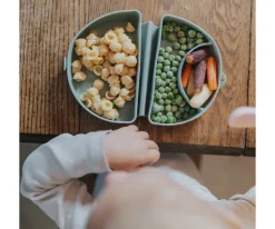 Set de Plato y Cuchara de Silicona Plegable Avena