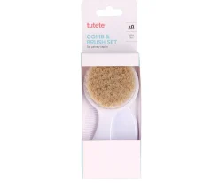 Set Peine y Cepillo Tutete Blanco Personalizable
