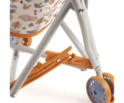 Silleta para Muñeco Gris y Naranja