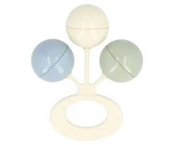 Sonajero 3 Bolitas Crema-Azul Nórdico-Sage