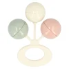 Sonajero 3 Bolitas Crema-Blush-Sage