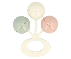 Sonajero 3 Bolitas Crema-Blush-Sage