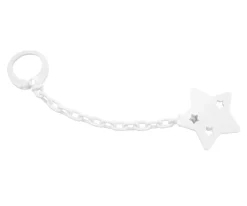 Sujetachupetes Personalizable Estrella Blanco