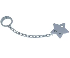 Sujetachupetes Personalizable Estrella Azul Nordic