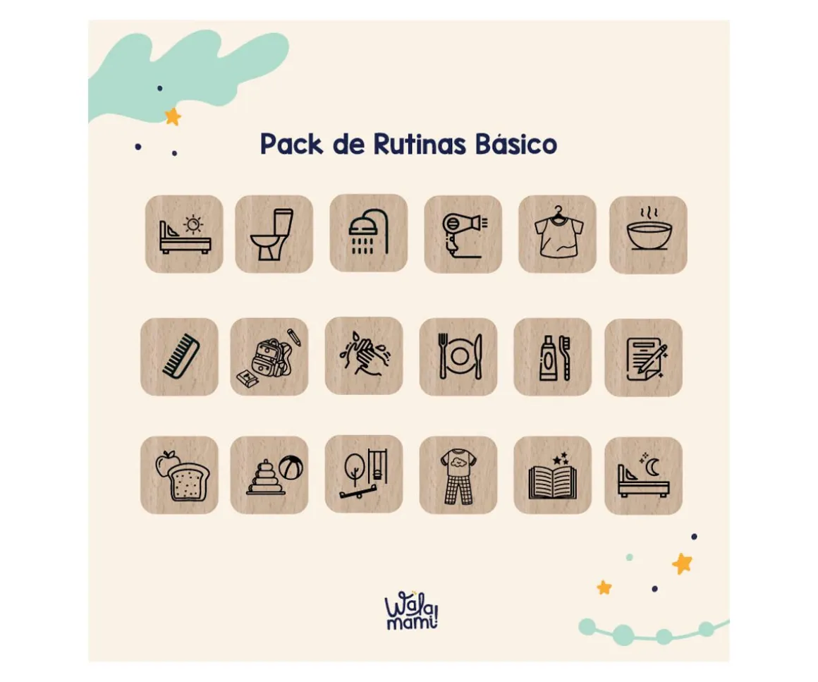 Tabla De Rutinas con Pack Rutinas Básicas