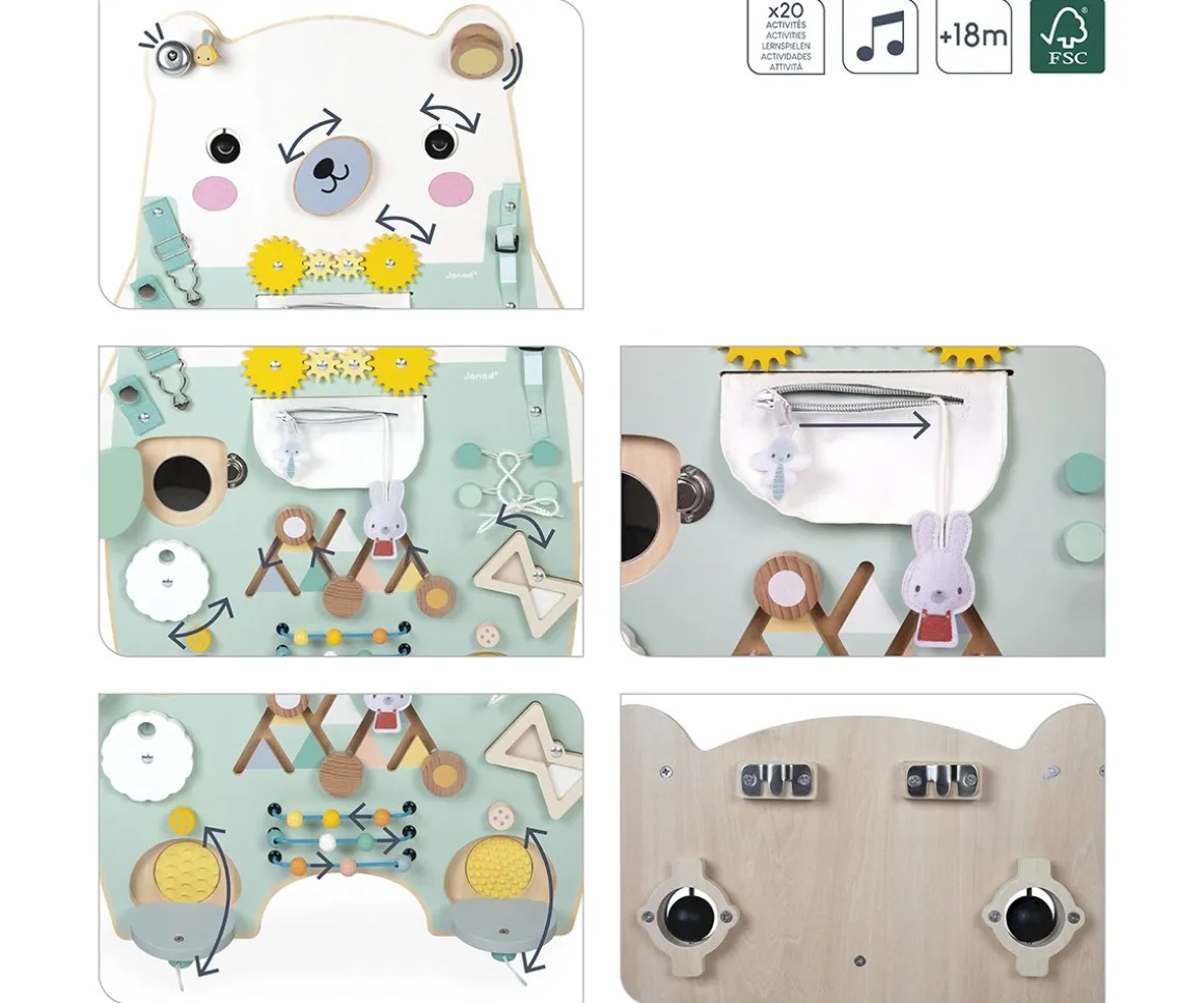 Tablero de Motricidad Osito Pure