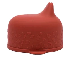 Tapa Sippie para Vaso Silicona Teja