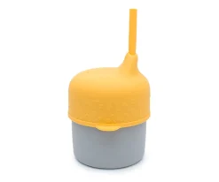 Tapa Sippie para Vaso Silicona Amarillo