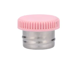 Tapón con Base Metal para Botella Acero Rosa