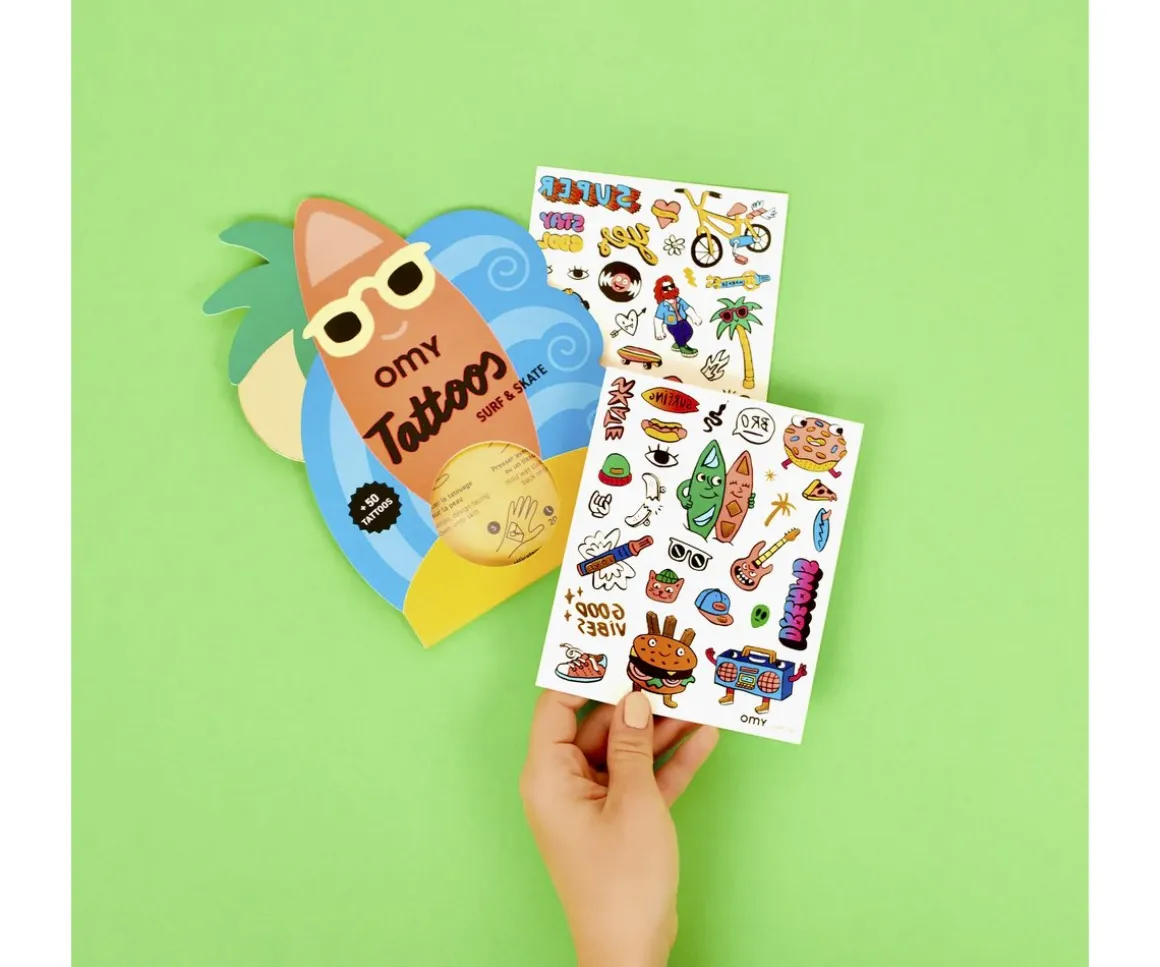 Tatuajes Temporales Surf and Skate