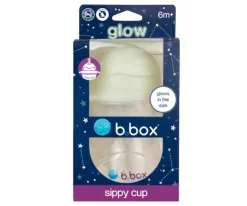 Taza Con Pajita Flexible Brilla en la Oscuridad