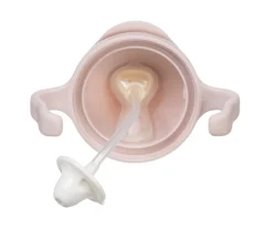 Taza con Pajita Flexible Blush