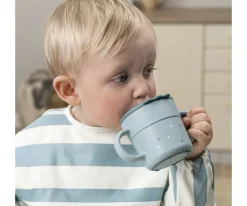 Taza de Aprendizaje Happy Dots Blue