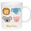 Taza de Plástico Personalizada Animal Friends