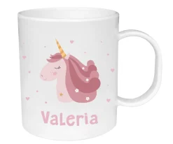 Taza de Plástico Personalizada Magical Unicorn