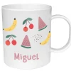 Taza de Plástico Personalizada Fruits
