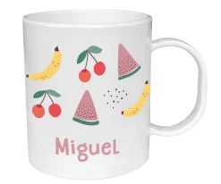 Taza de Plástico Personalizada Fruits