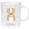 Taza de Plástico Personalizada Leopardo