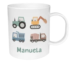Taza de Plástico Personalizada Trucks