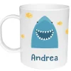 Taza de Plástico Personalizada Tiburón