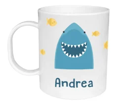Taza de Plástico Personalizada Tiburón