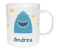 Taza de Plástico Personalizada Tiburón