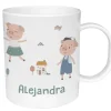 Taza de Plástico Personalizada The Three Little Pigs