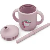 Taza de Silicona con Pajita Unicornio 120ml
