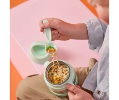 Termo con Cuchara / Tenedor 335 ml Indigo Spearmint