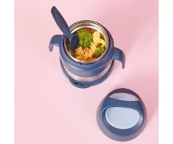 Termo con Cuchara / Tenedor 335 ml Midnight