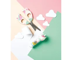 Tijeras Infantiles para Manualidades Redondeadas Dino