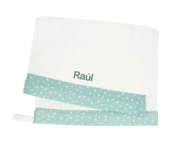 Toalla Guardería Mini Star Verde Personalizable